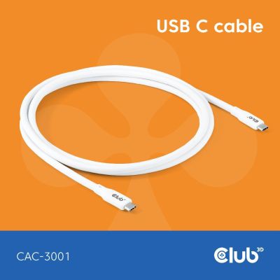 CLUB3D CAC-3001 câble USB USB4 Gen 3x2 2 m USB C