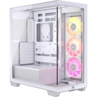 Corsair iCUE LINK 3500X RGB Temp Glass Mid WHT