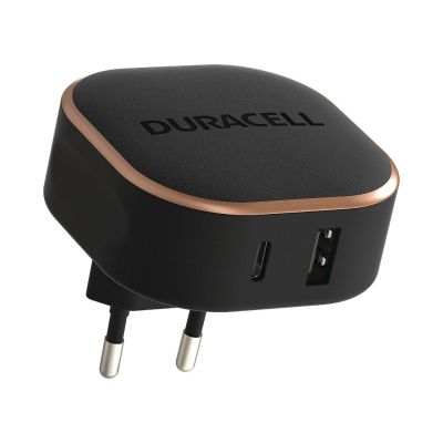 Duracell DRACUSB20-EU chargeur d'appareils mobiles Noir