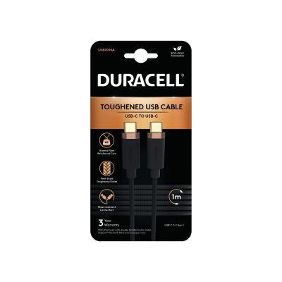 Duracell USB7030A câble USB Noir