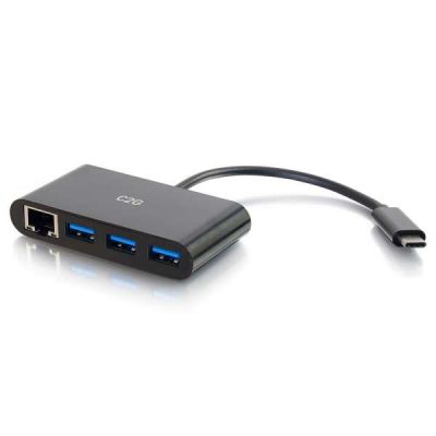 C2G 82406 station d'accueil USB 3.2 Gen 1 (3.1 Gen 1) Type-C Noir