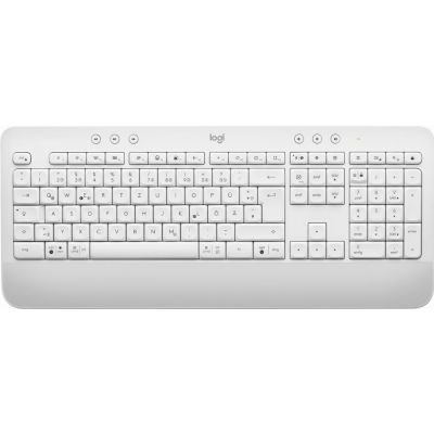 Logitech Signature K650 clavier Bureau Bluetooth QWERTZ Allemand Blanc