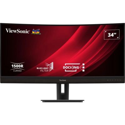 Viewsonic VG3456C écran plat de PC 86,4 cm (34") 3440 x 1440 pixels UltraWide Quad HD LED Noir