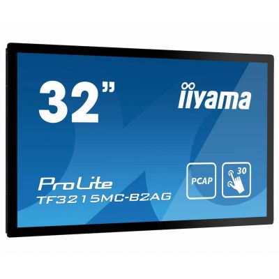 iiyama ProLite TF3215MC-B2AG écran plat de PC 80 cm (31.5") 1920 x 1080 pixels Full HD LED Écran tactile Kiosque Noir