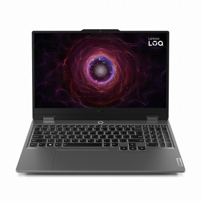 Lenovo LOQ AMD Ryzen™ 7 8845HS Ordinateur portable 39,6 cm (15.6") Full HD 16 Go DDR5-SDRAM 512 Go SSD NVIDIA GeForce RTX 4050 Wi-Fi 6 (802.11ax) Windows 11 Home Gris