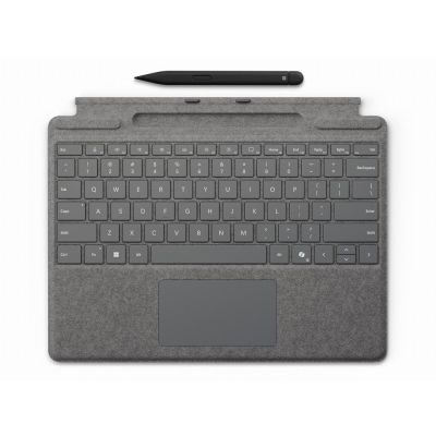 Microsoft Pro KB CoPilot + Pen QWERTY Platinum