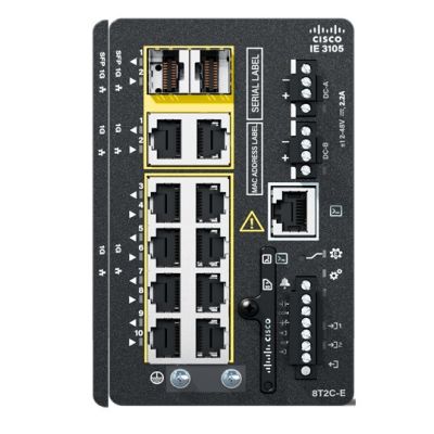 Cisco IE3105 w/8GECopper2GE ComboAdv ft.Fxdsys