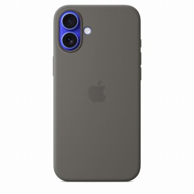 Apple iPhone 16 Plus Si Case Stone Gray