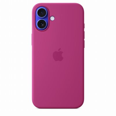 Apple iPhone 16 Plus Si Case Fuchsia