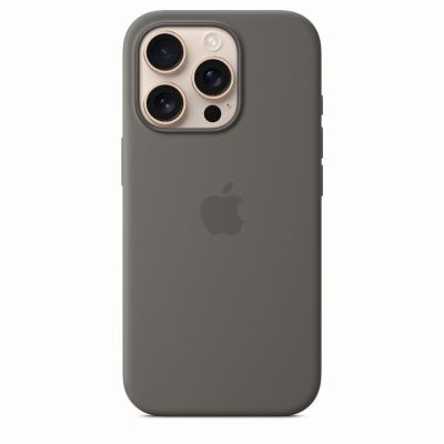 Apple iPhone 16 Pro Si Case Stone Gray