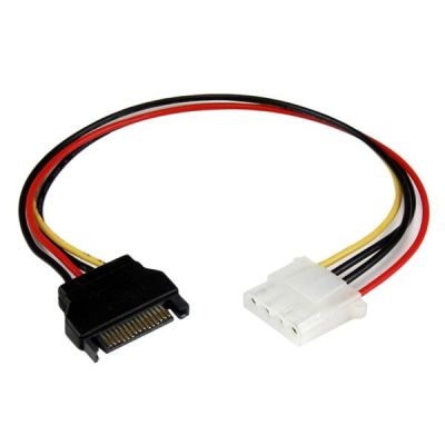 StarTech.com Câble adaptateur d'alimentation SATA vers LP4 30 cm - F/M