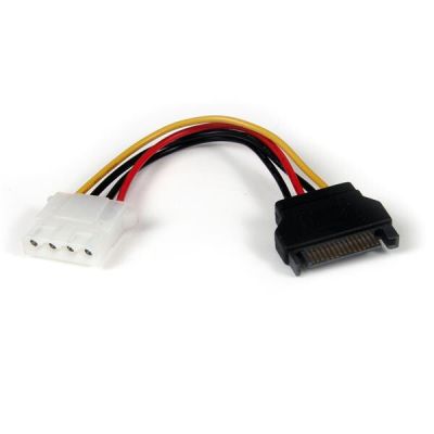 StarTech.com Adaptateur de câble d'alimentation SATA 15 cm vers LP4 - F/M