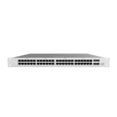 Cisco Meraki MS120-48FP Géré L2 Gigabit Ethernet (10/100/1000) Connexion Ethernet, supportant l'alimentation via ce port (PoE) 1U Gris