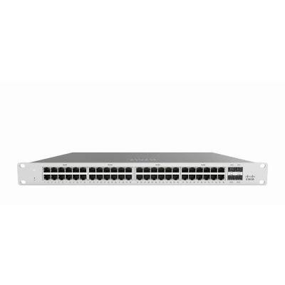 Cisco Meraki MS120-48LP Géré L2 Gigabit Ethernet (10/100/1000) Connexion Ethernet, supportant l'alimentation via ce port (PoE) 1U Gris