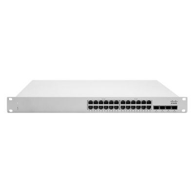 Cisco Meraki MS225-24P Géré L2 Gigabit Ethernet (10/100/1000) Connexion Ethernet, supportant l'alimentation via ce port (PoE) 1U Gris