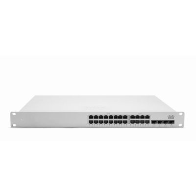 Cisco Meraki MS350-24X Géré L3 Gigabit Ethernet (10/100/1000) Connexion Ethernet, supportant l'alimentation via ce port (PoE) 1U Blanc