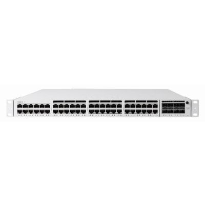 Cisco Meraki MS390-48P-HW commutateur réseau Géré L3 Gigabit Ethernet (10/100/1000) Connexion Ethernet, supportant l'alimentation via ce port (PoE) 1U Blanc