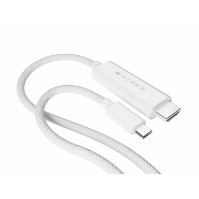 HYPER 4K USB-C to HDMI Cable - White