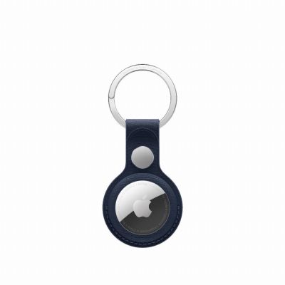 APPLE AirTag FineWoven Key Ring - Deep Blue