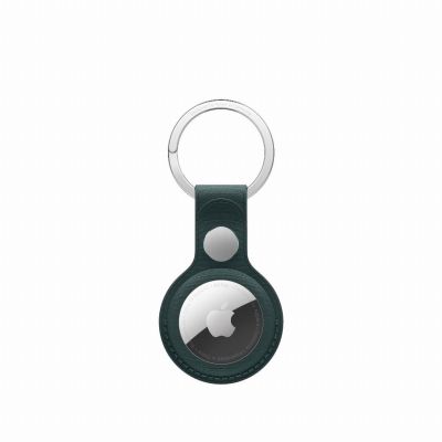 APPLE AirTag FineWoven Key Ring - Dark Green