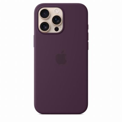 Apple iPhone 16 Pro Max Si Case Plum