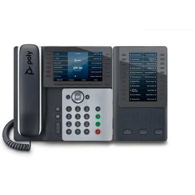 POLY Téléphone IP Edge E550 compatible PoE