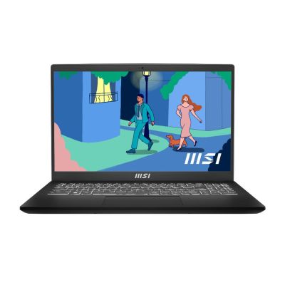 MSI Modern 15 B7M-048BE AMD Ryzen™ 5 7530U Ordinateur portable 39,6 cm (15.6") Full HD 8 Go DDR4-SDRAM 512 Go SSD Wi-Fi 6E (802.11ax) Windows 11 Noir