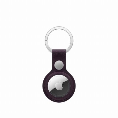 APPLE AirTag FineWoven Key Ring - Blackberry