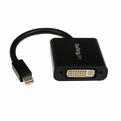 StarTech.com Adaptateur Mini DisplayPort vers DVI - Convertisseur Mini DP à DVI-D - Vidéo 1080p - mDP ou TB 1/2 Mac/PC vers Moniteur DVI - Câble Compact mDP 1.2 vers DVI Single-Link