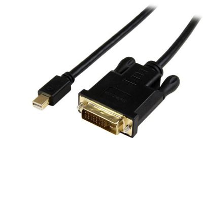 StarTech.com Câble Mini DisplayPort vers DVI de 0,9m - Adaptateur Actif Mini DP à DVI - Vidéo 1080p - mDP 1.2 vers DVI-D Single Link - mDP ou Thunderbolt 1/2 Mac/PC vers Moniteur DVI