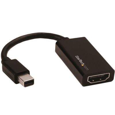 StarTech.com Adaptateur Mini DisplayPort vers HDMI - Convertisseur Vidéo Actif mDP 1.4 à HDMI 2.0 - 4K60Hz - Mini DP ou Thunderbolt 1/2 Mac/PC vers Moniteur/TV HDMI - Câble mDP vers HDMI