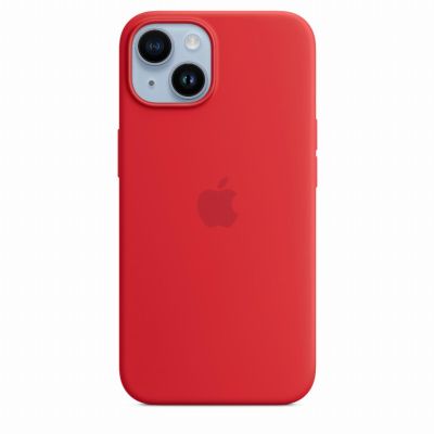 APPLE iPhone 14 Silicone Case with MagSafe - Product Red