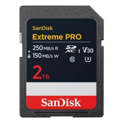 Sandisk Extreme PRO 2TB SDXC 250MB/s UHS-I