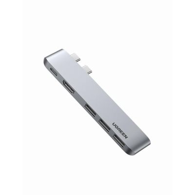 Ugreen 60559 station d'accueil USB 3.2 Gen 1 (3.1 Gen 1) Type-C Argent