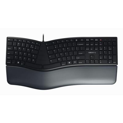 CHERRY KC 4500 ERGO clavier Universel USB AZERTY Belge Noir