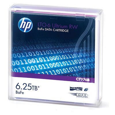 Hewlett Packard Enterprise HPE LTO-6 Ultrium 6.25 TB BaFe RW Da ta cartridge