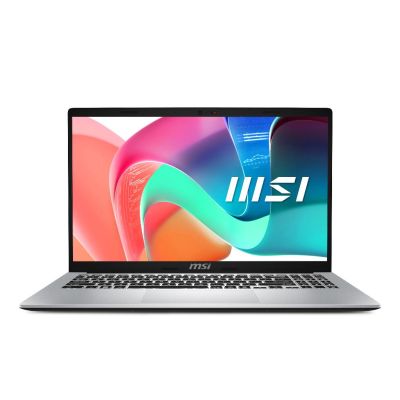 MSI Modern 15 F13MG-018BE Intel® Core™ i7 i7-1355U Ordinateur portable 39,6 cm (15.6") Full HD 16 Go DDR4-SDRAM 512 Go SSD Wi-Fi 6E (802.11ax) Windows 11 Home Argent