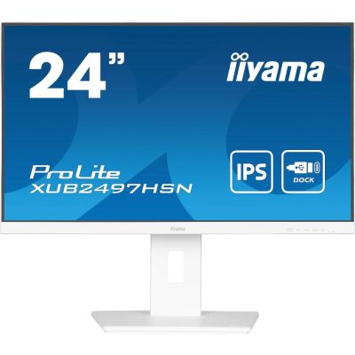 iiyama ProLite XUB2497HSN-W2 écran plat de PC 60,5 cm (23.8") 1920 x 1080 pixels Full HD LED Blanc