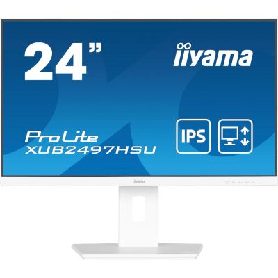 iiyama ProLite XUB2497HSU-W2 écran plat de PC 60,5 cm (23.8") 1920 x 1080 pixels Full HD LED Blanc