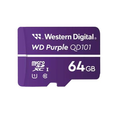 Western Digital WD Purple 64Go Surveillance microSD XC Class - 10 UHS 1