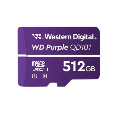 Western Digital WD Purple 512Go Surveillance microSD XC Class - 10 UHS 1