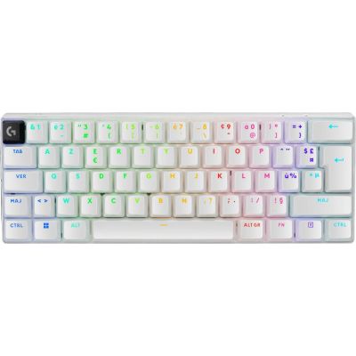 Logitech G PRO X 60 LS Wless Gamg KBD Tact White FR