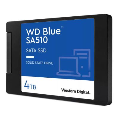 Western Digital WD Blue SA510 SSD 4To SATA III 6Gb/s cased 2.5p 7mm internal single-packed