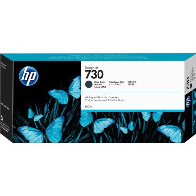 HP Cartouche d’encre 730 DesignJet noir mat, 300 ml