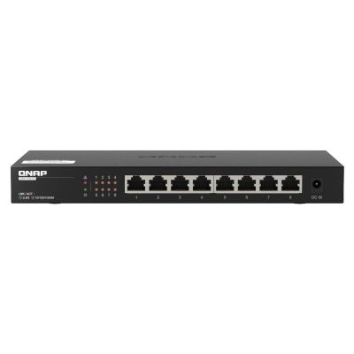 QNAP QSW-1108-8T commutateur réseau Non-géré 2.5G Ethernet (100/1000/2500) Noir