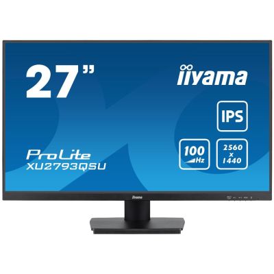 iiyama ProLite XU2793QSU-B7 LED display 68,6 cm (27") 2560 x 1440 pixels Wide Quad HD Noir