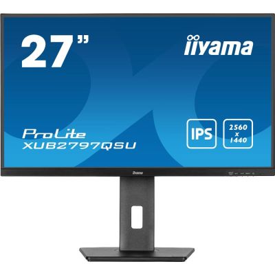 iiyama ProLite XUB2797QSU-B2 écran plat de PC 68,6 cm (27") 2560 x 1440 pixels 4K Ultra HD LED Noir