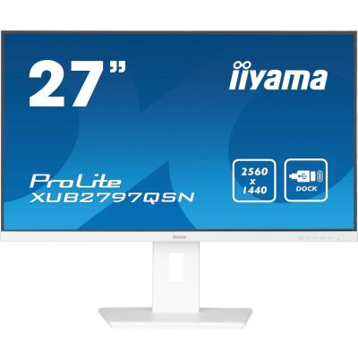 iiyama G-MASTER XUB2797QSN-W2 écran plat de PC 68,6 cm (27") 2560 x 1440 pixels 4K Ultra HD LED Blanc