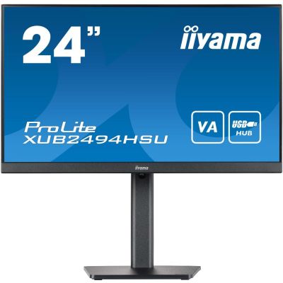 iiyama ProLite XUB2494HSU-B2 écran plat de PC 60,5 cm (23.8") 1920 x 1080 pixels Full HD LED Noir