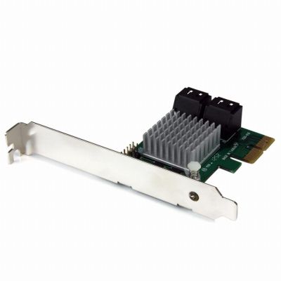 StarTech.com Carte Contrôleur RAID PCI Express 2.0 SATA III 6Gbps à 4 ports avec HyperDuo SSD Tiering - Adaptateur Contrôleur PCIe SATA 3